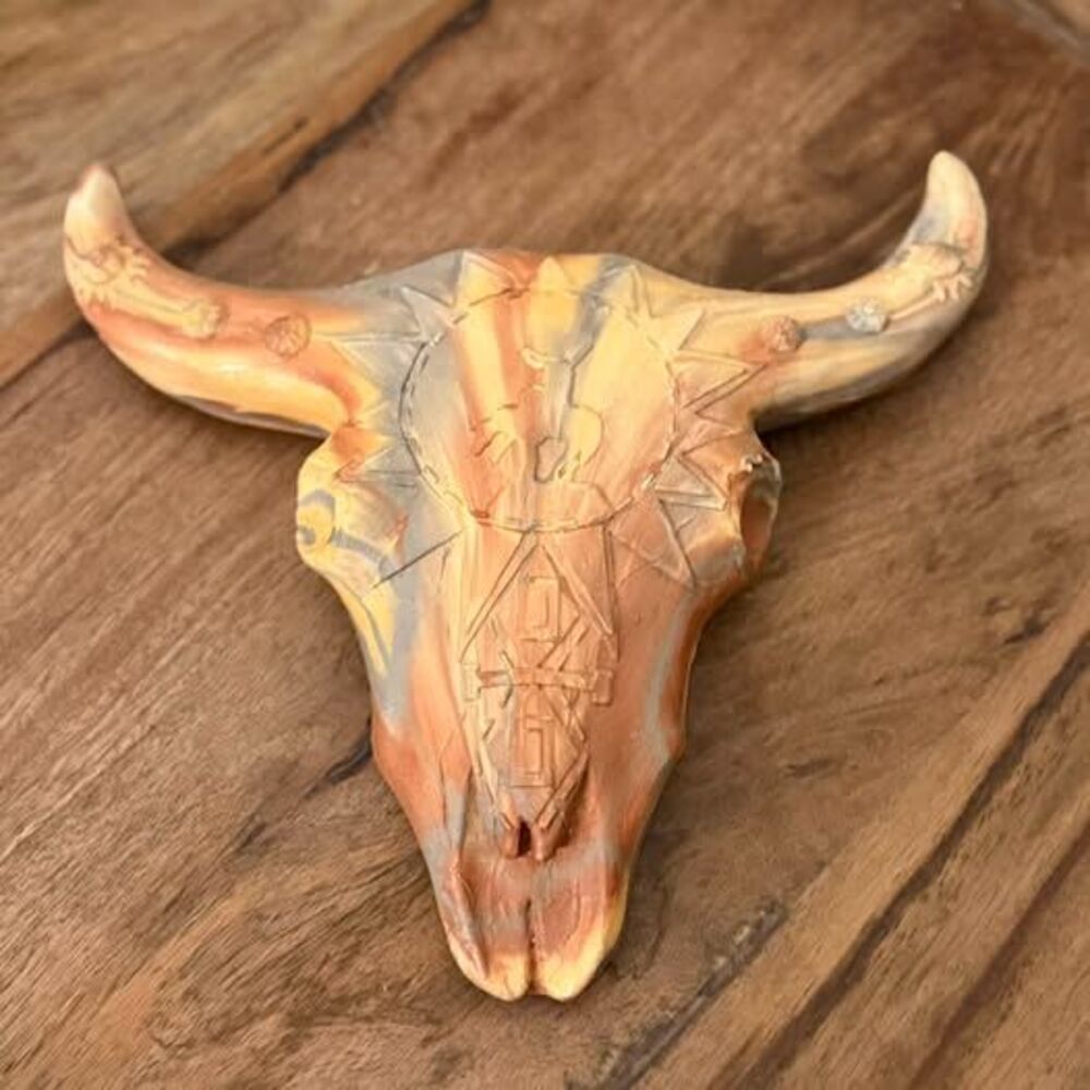 Southwestern Decorative Bull Skull Wall Hanging